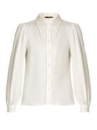 Alexachung Exaggerated-collar Crepe Blouse