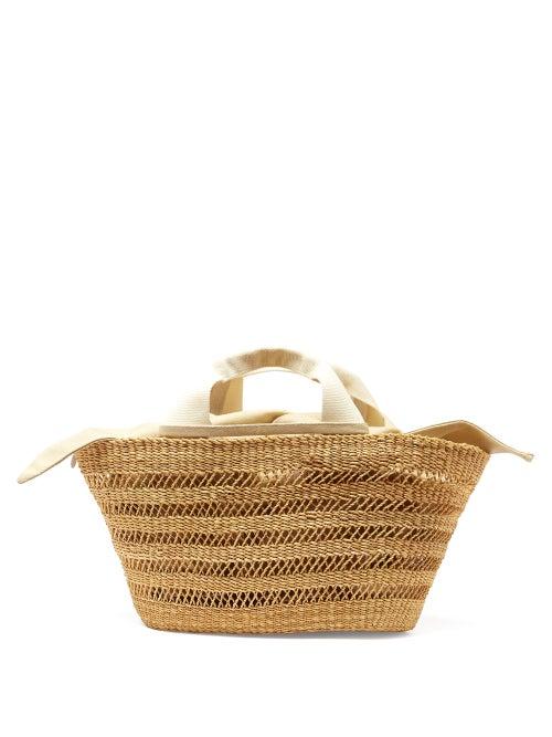 Matchesfashion.com Muu - George Woven-straw Tote Bag - Womens - Beige