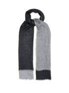 Matchesfashion.com From The Road - Vari Two Tone Linen Scarf - Mens - Blue