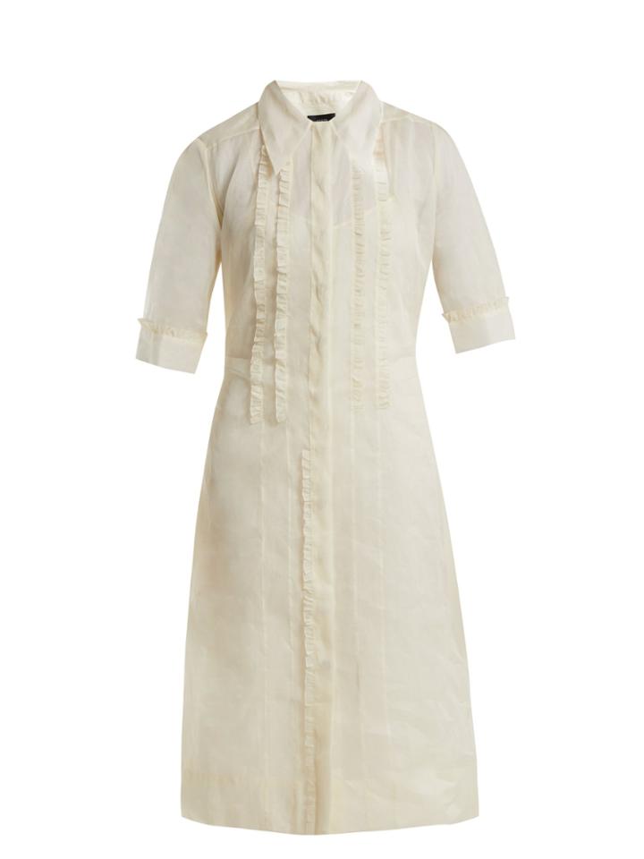 Joseph Molly Cotton-organza Ruffle Dress