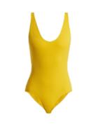 Matchesfashion.com Rochelle Sara - The Zeno Swimsuit - Womens - Yellow