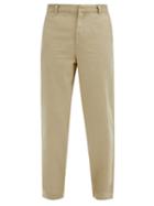 Matchesfashion.com Another Aspect - Another Pants 2.0 Cotton-twill Chino Trousers - Mens - Light Beige