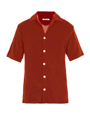 Hecho Cotton-terry Short-sleeve Shirt