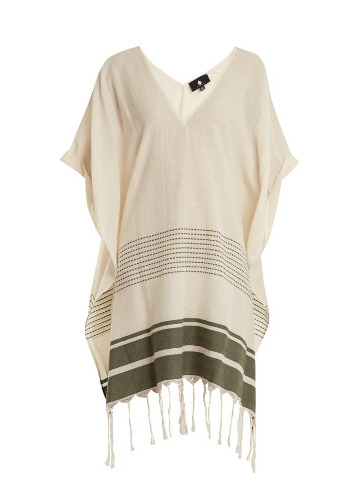 Su Lumaki Tasselled-hem Cotton Kaftan