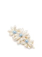 Matchesfashion.com Shrimps - Ina Bead Embellished Hair Clip - Womens - Pearl