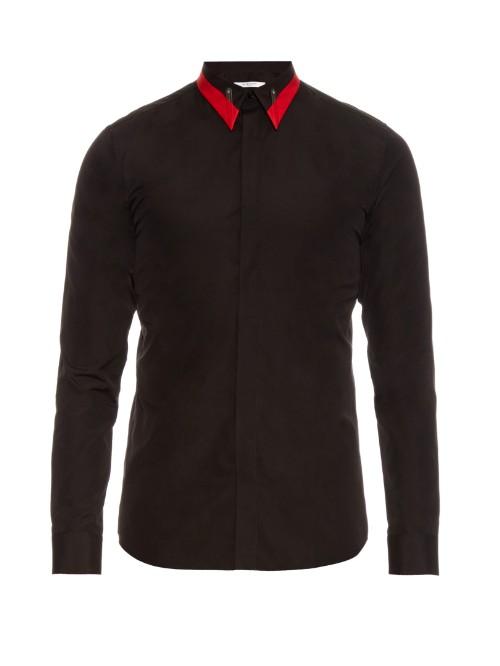 Givenchy Collar-detail Cotton Shirt