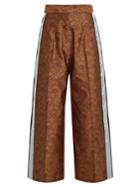 Hillier Bartley Paisley-jacquard Silk Track Pants