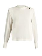 Isabel Marant Belissa High-neck Crepe Top
