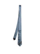 Matchesfashion.com Givenchy - Logo Jacquard Silk Faille Tie - Mens - Blue Multi