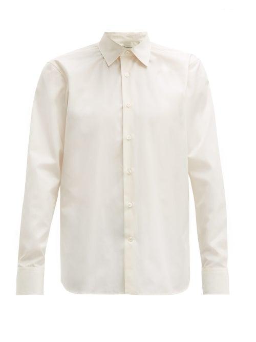Matchesfashion.com Connolly - Cotton Poplin Shirt - Mens - Camel