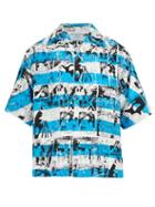 Matchesfashion.com Prada - Comic Strip Print Shirt - Mens - Blue Multi