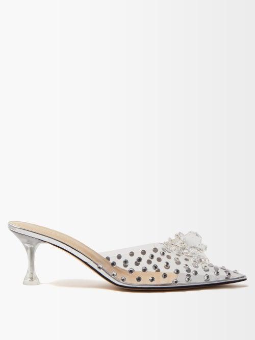 Mach & Mach - Little Crystal 65 Pvc Pumps - Womens - Clear