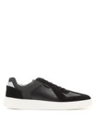 Matchesfashion.com Paul Smith - Cross Suede Panelled Leather Trainers - Mens - Black