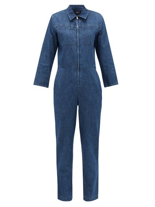 Matchesfashion.com A.p.c. - Truck Denim Jumpsuit - Womens - Denim