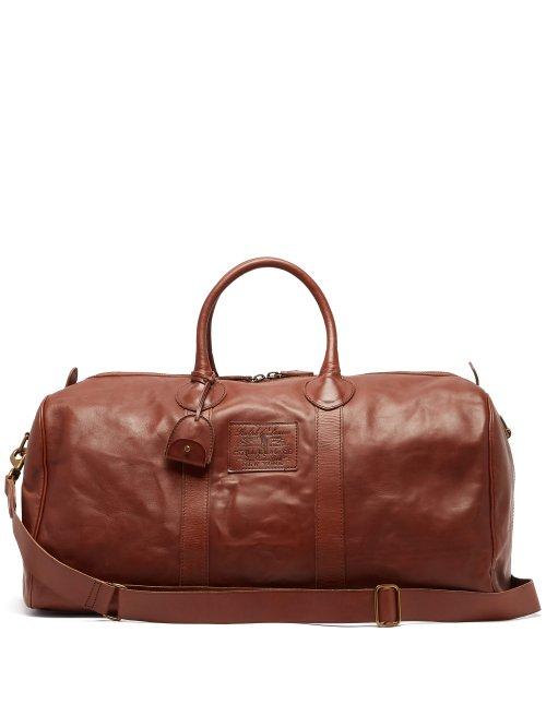 Matchesfashion.com Polo Ralph Lauren - Heritage Leather Weekend Bag - Mens - Brown