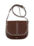 Matchesfashion.com A.p.c. - Betty Smooth-leather Cross-body Bag - Womens - Dark Brown