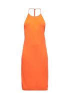 Matchesfashion.com Bottega Veneta - Knotted-strap Dress - Womens - Orange