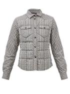 Moncler Grenoble - Nangy Check Quilted Down Ski Jacket - Womens - Black White