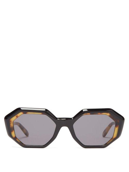Matchesfashion.com Garrett Leight - Jacqueline Acetate Sunglasses - Womens - Black