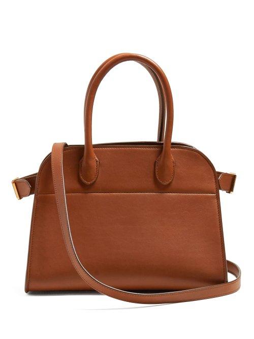 Matchesfashion.com The Row - Margaux 10 Leather Bag - Womens - Brown