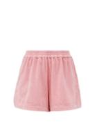 Matchesfashion.com Terry - Estate High-rise Terry-cotton Shorts - Womens - Light Pink