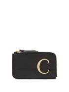 Matchesfashion.com Chlo - The C Leather Coin-purse Cardholder - Womens - Black
