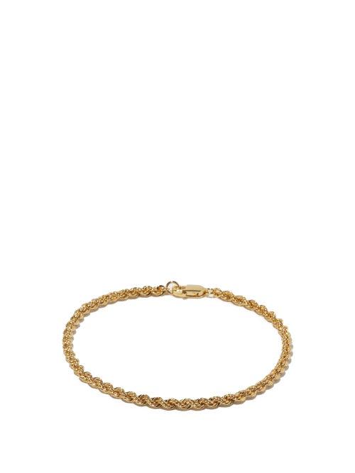 Matchesfashion.com Otiumberg - Twisted-chain 14kt Gold-vermeil Bracelet - Womens - Yellow Gold