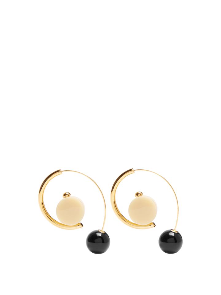 Marni Sphere-drop Hoop Earrings