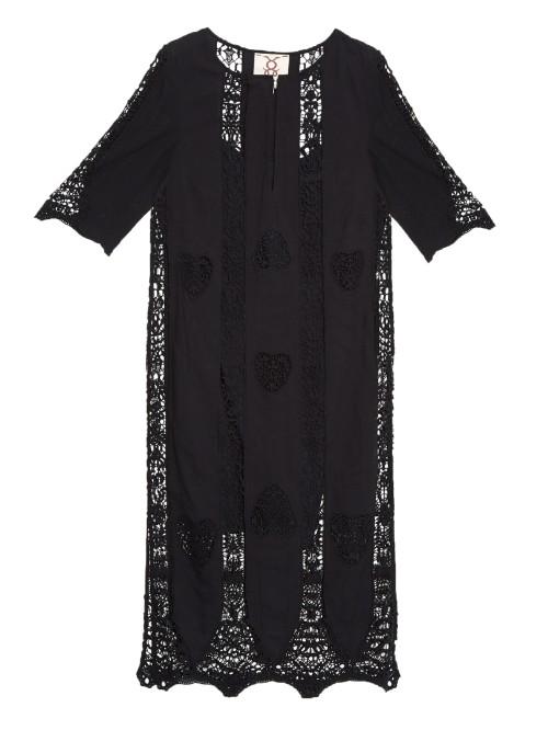 Figue Corrine Guipure-lace Kaftan