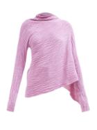 Ladies Rtw Marques'almeida - Asymmetric Ribbed Recycled-cotton Sweater - Womens - Pink