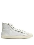 Saint Laurent Rivington High-top Leather Trainers