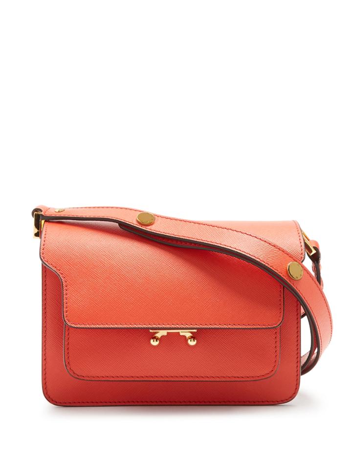 Marni Trunk Mini Saffiano-leather Cross-body Bag