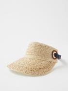 Chlo - X Made51 Woven Straw Visor - Womens - Natural