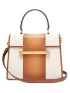 Matchesfashion.com Valentino - Uptown Leather Top Handle Bag - Womens - Tan Multi