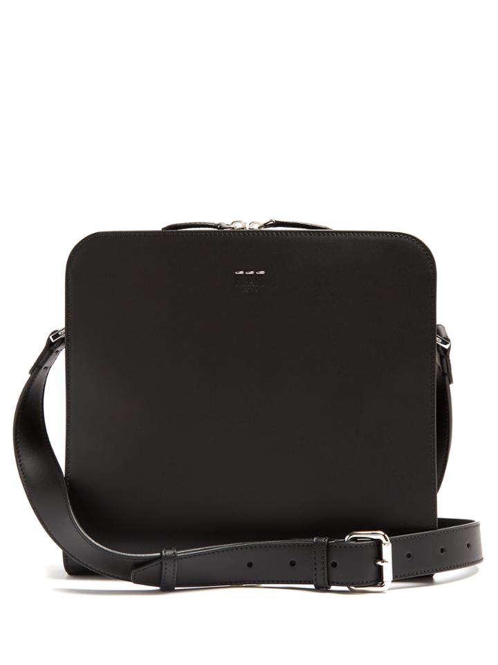 Fendi Logo-debossed Leather Cross-body Bag
