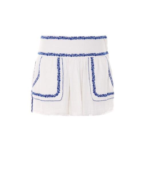 Isabel Marant Étoile Vittoria Embroidered Skirt