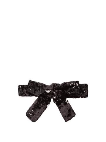Matchesfashion.com The Attico - Sequinned Wrap Belt - Womens - Black