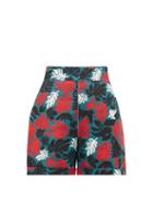 Matchesfashion.com Marni - Jungle-print Shorts - Womens - Green Multi