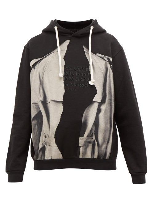 Matchesfashion.com Maison Margiela - Mutiny Oversized Cotton Sweatshirt - Mens - Black