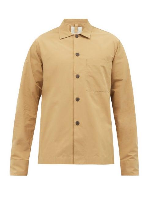 Matchesfashion.com Studio Nicholson - Mamata Cotton-poplin Shirt - Mens - Beige