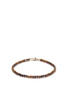 Jia Jia - Tiger's Eye & 14kt Gold Bracelet - Womens - Brown