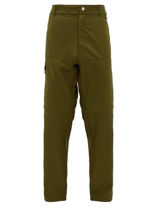 Matchesfashion.com Gmbh - Zipped-knee Cargo Trousers - Mens - Khaki
