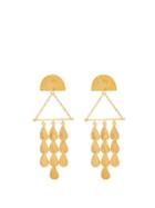 Matchesfashion.com Sophia Kokosalaki - Triangle Perseids Gold Plated Silver Earrings - Womens - Gold