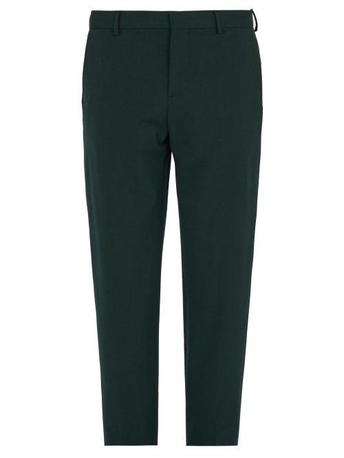 Matchesfashion.com Joseph - Jack Straight Leg Trousers - Mens - Green