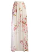Giambattista Valli Floral-print Silk-chiffon Skirt