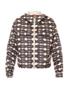 Moncler Gamme Rouge Rope-print Lightweight Silk-twill Jacket