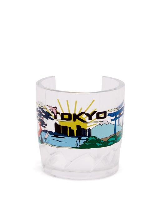 Matchesfashion.com Balenciaga - Tokyo Acetate Cuff - Womens - Clear