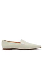 Matchesfashion.com The Row - Minimal Leather Loafers - Womens - Cream