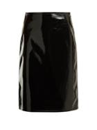 Helmut Lang Vinyl Pencil Skirt