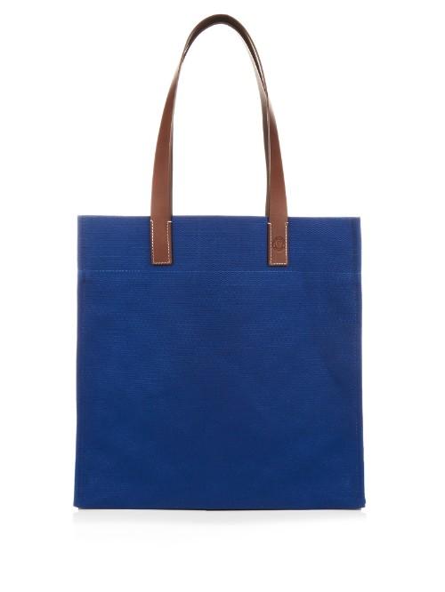 Frescobol Carioca Cotton And Linen-blend Canvas Tote